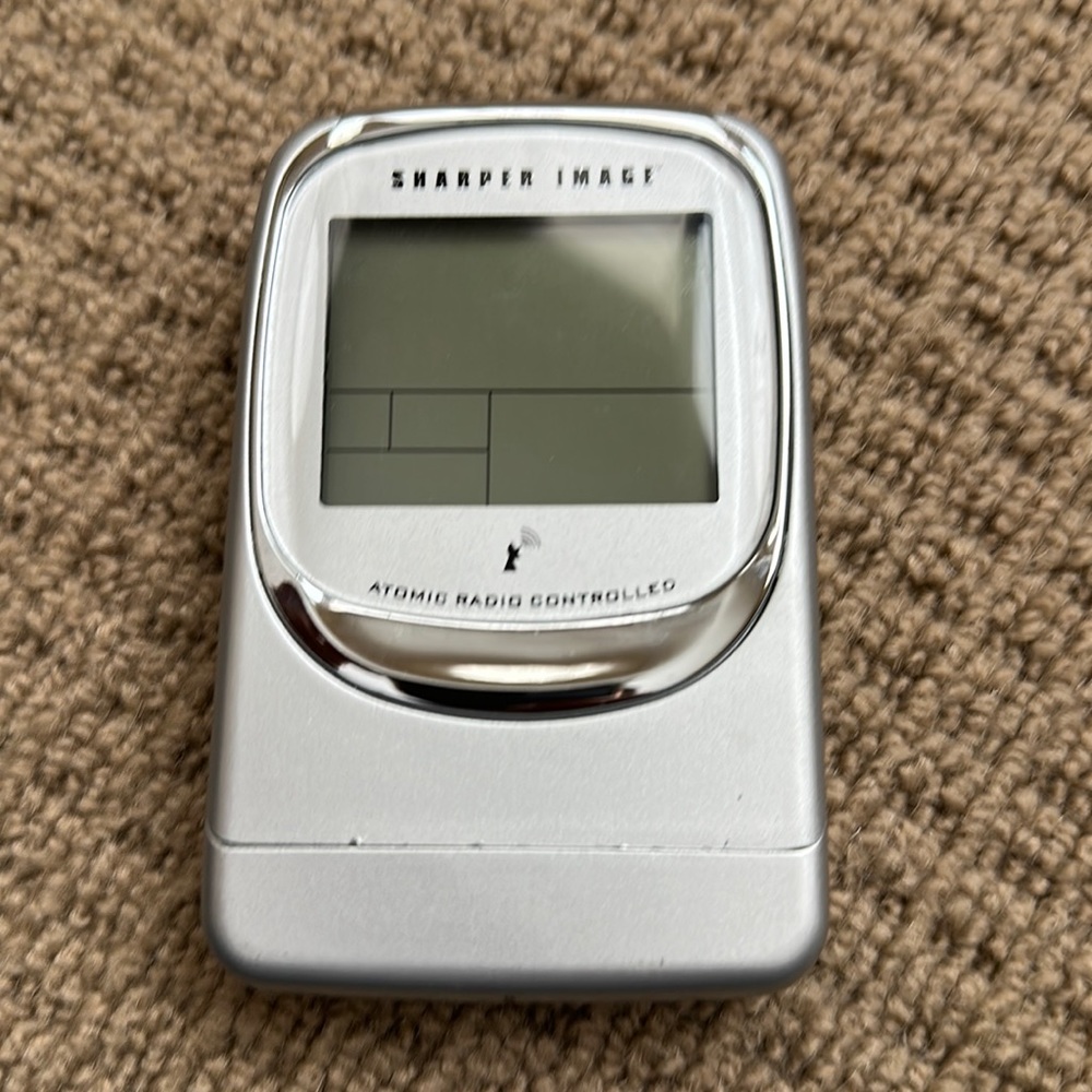 Sharper image alarm clock